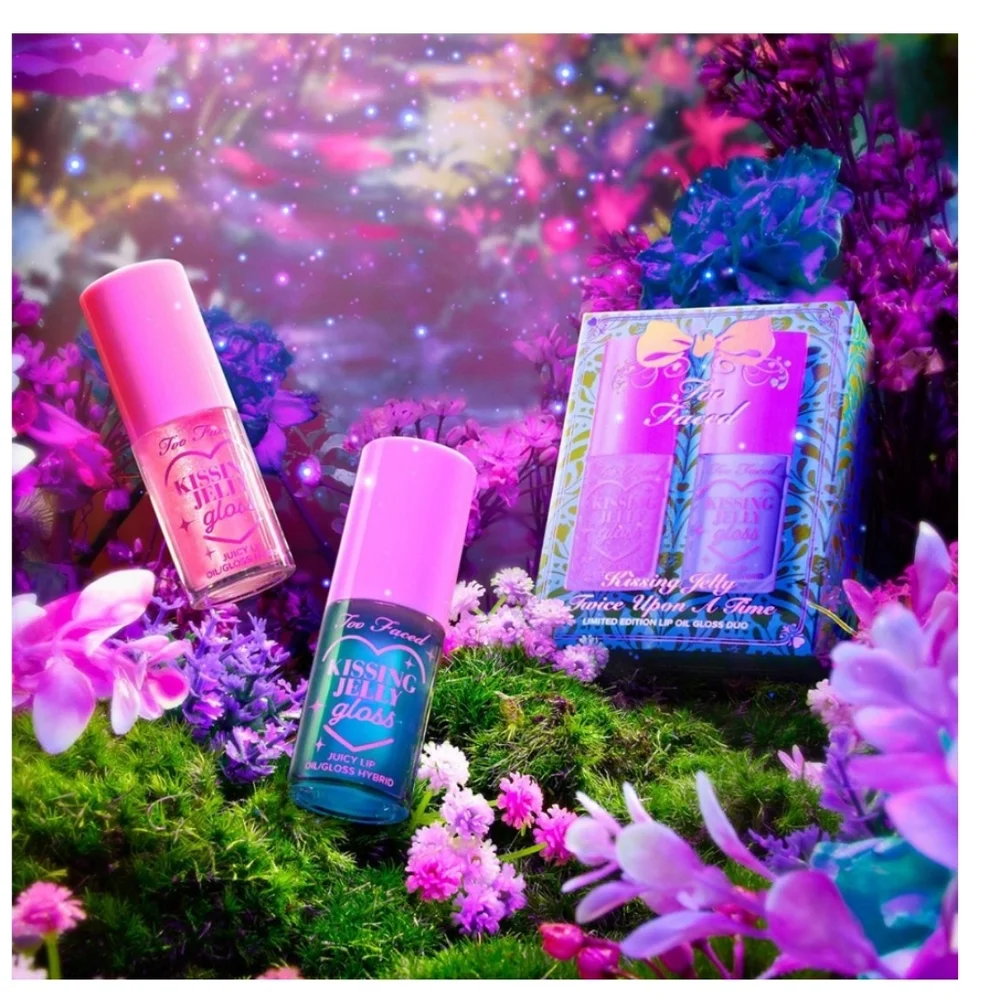 Too Faced Kissing Jelly Twice Upon A Time Lip Oil Gloss Set ✨ 🆕